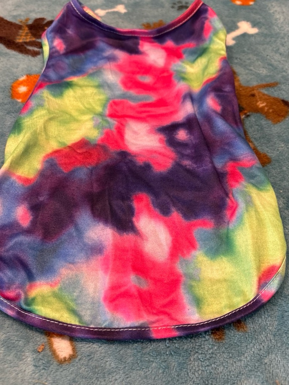Tie-Dye Multicolor Tank Top small/medium